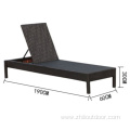 Outdoor Furniture Aluminium Garden Sun Loungers Rattan